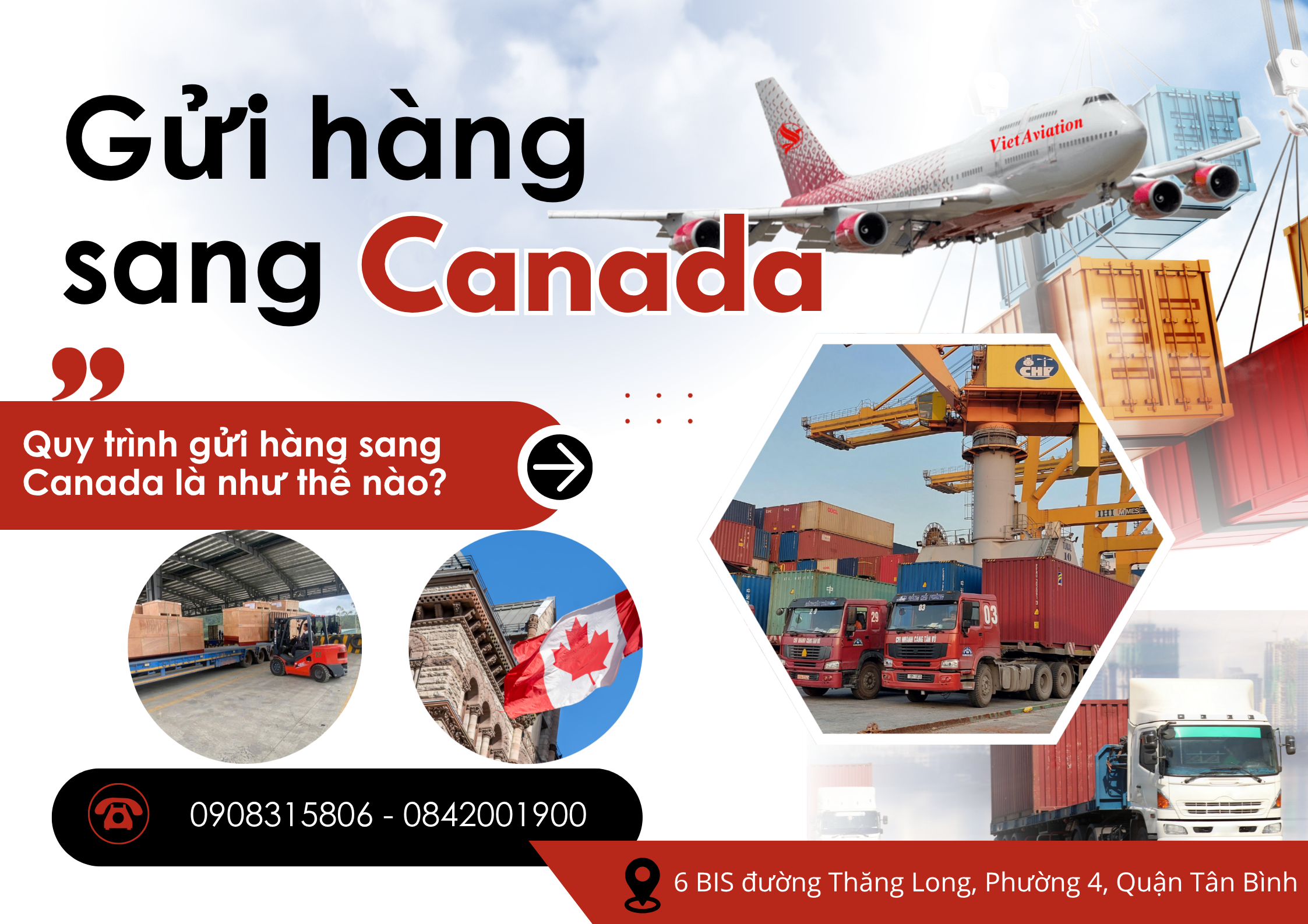 quy trình gửi hàng đi canada