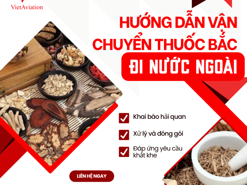 vận chuyển thuốc bắc đi nước ngoài
