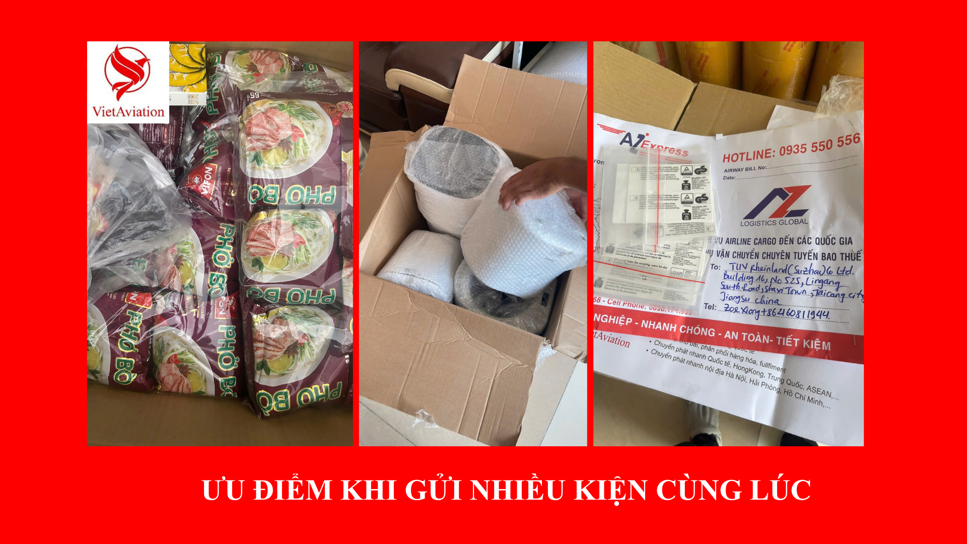 Gửi hàng đi Châu Âu cùng VietAviation – Nhanh chóng, an toàn, tiết kiệm