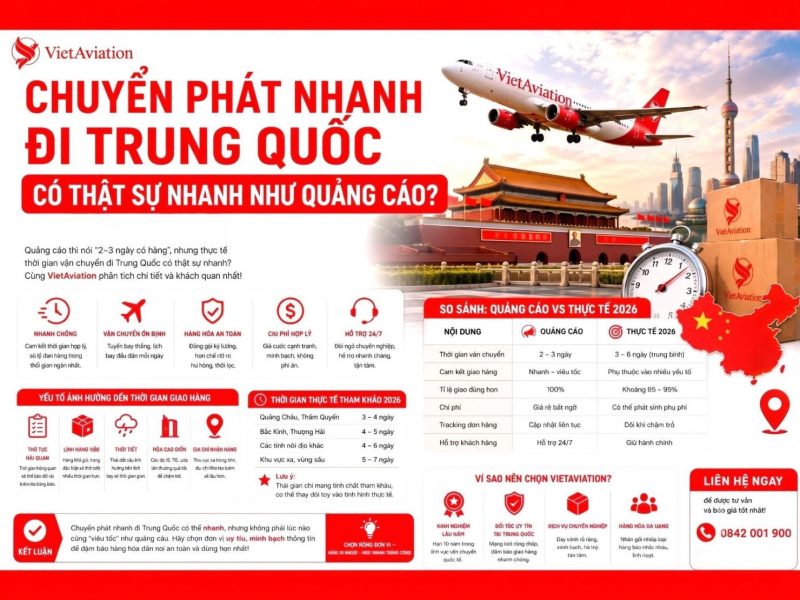 CHUYỂN PHÁT NHANH ĐI TRUNG QUỐC