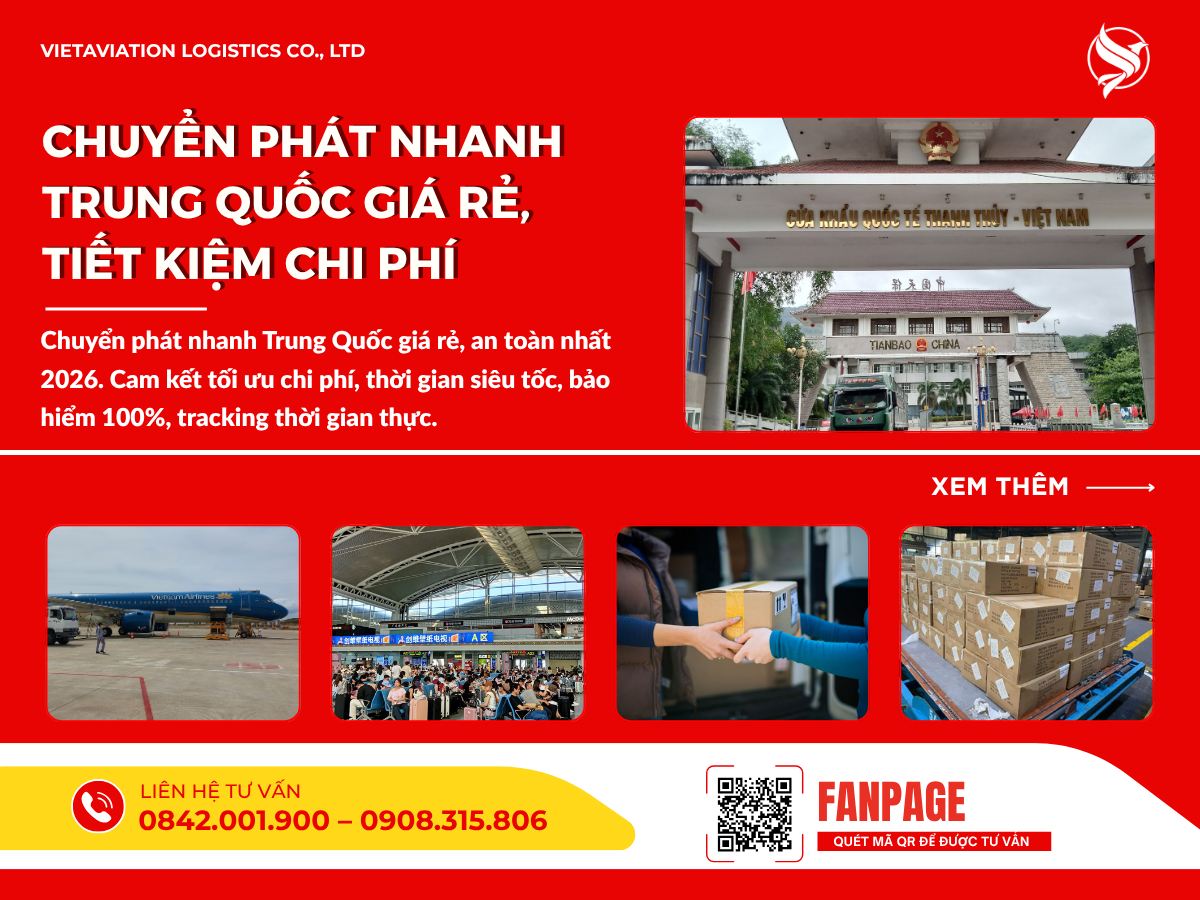 Chuyển phát nhanh Trung Quốc giá rẻ, tiết kiệm chi phí