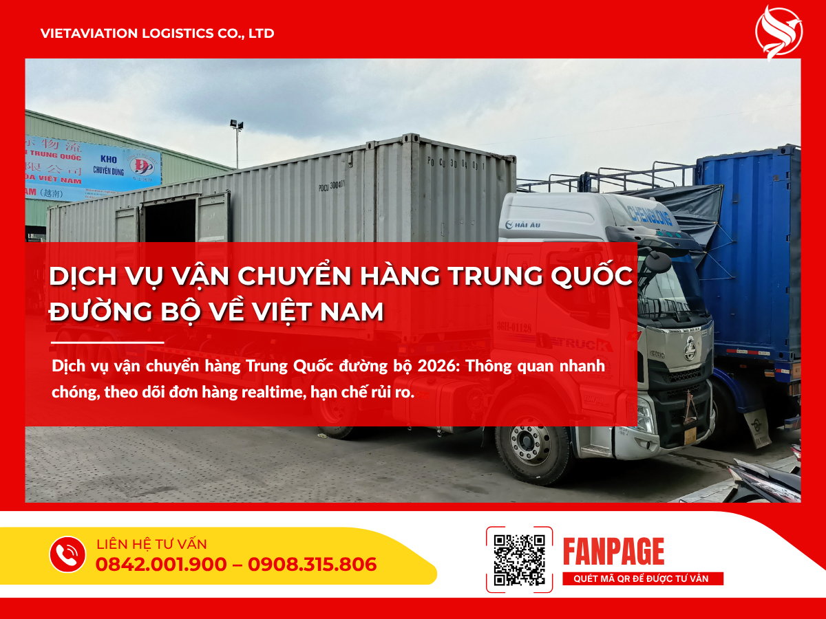 Dịch vụ vận chuyển hàng Trung Quốc đường bộ về Việt Nam