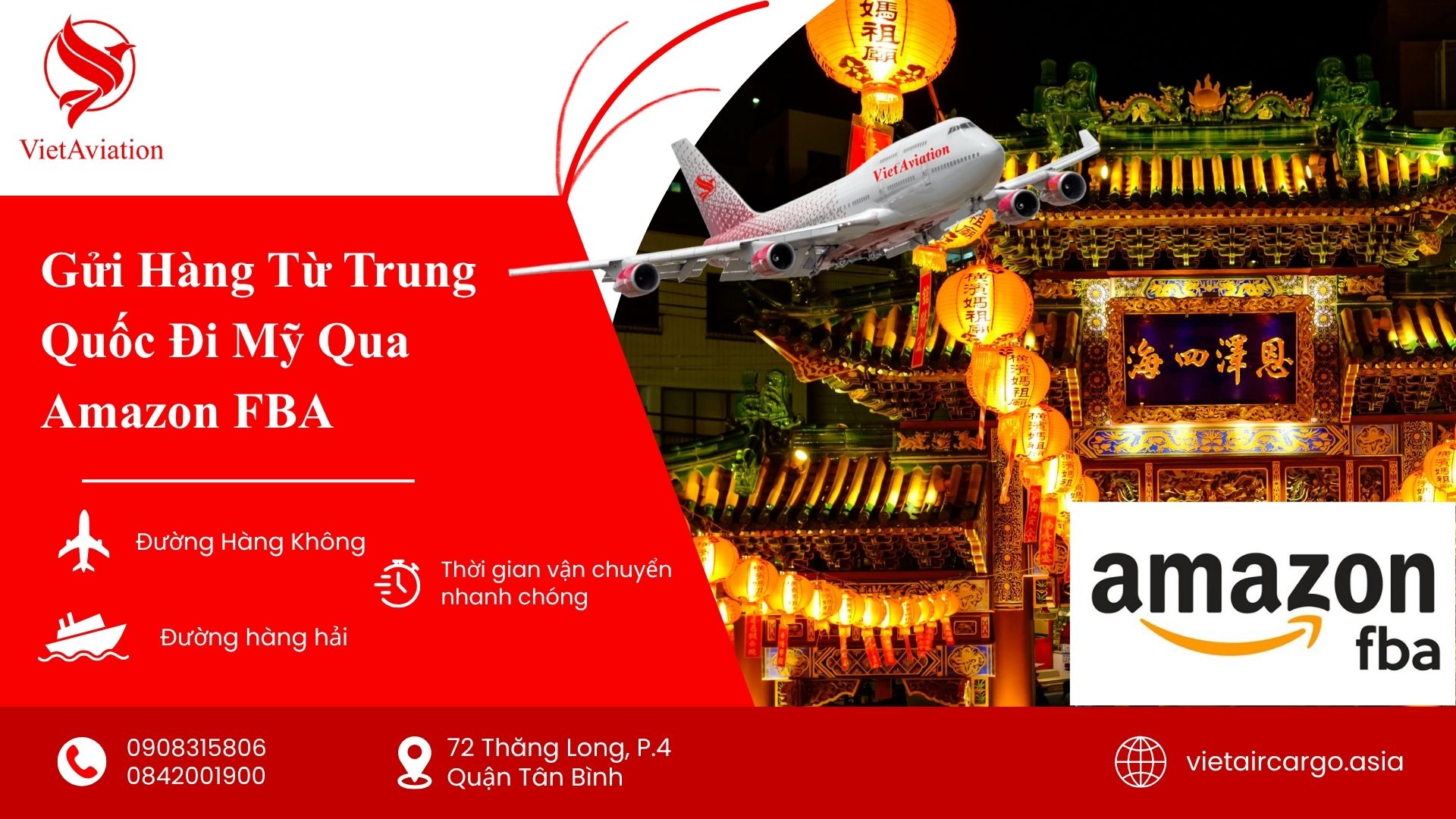 Gửi Hàng Từ Trung Quốc Đi Mỹ Qua Amazon FBA: Hướng Dẫn Cho Seller