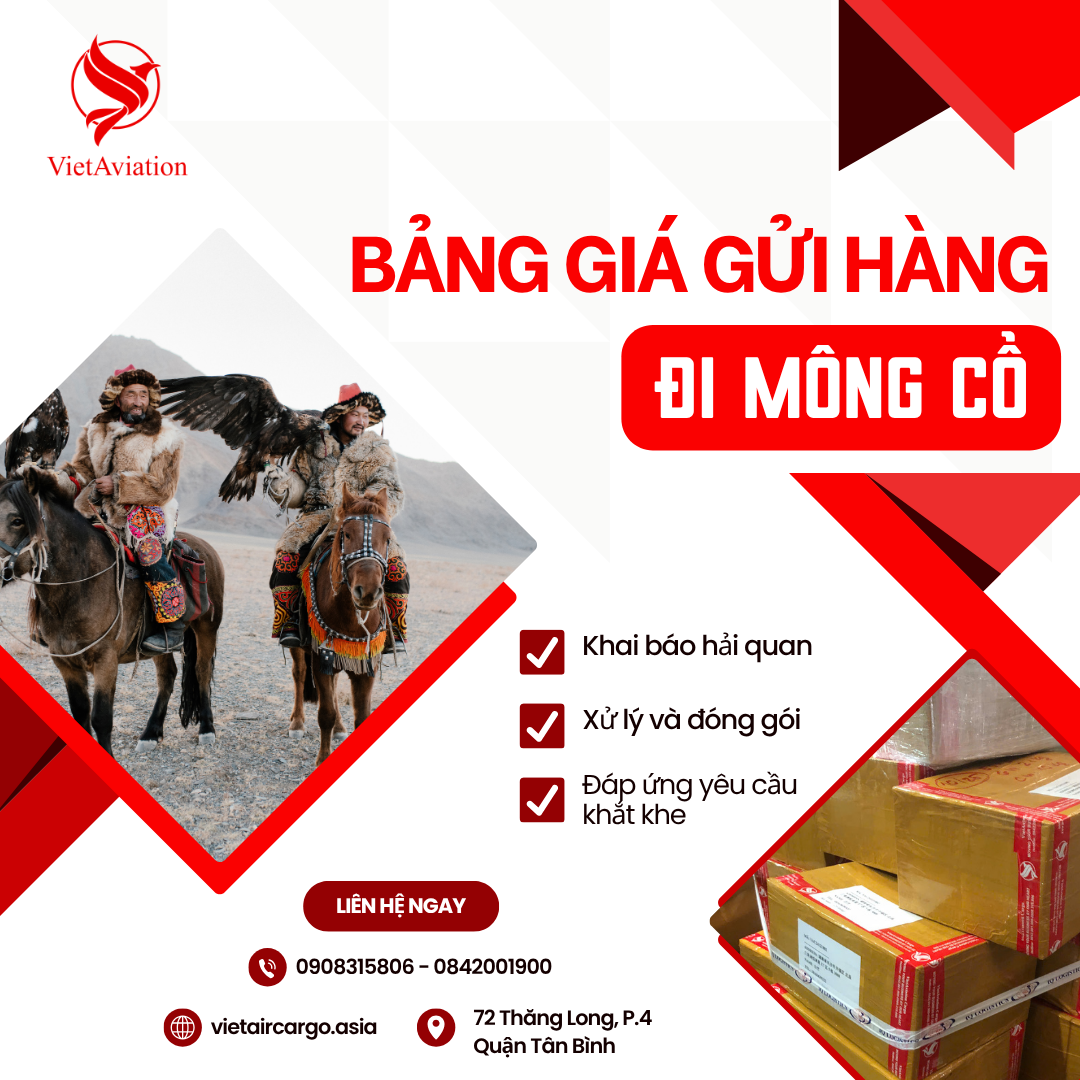 bảng giá gửi hàng đi mông cổ