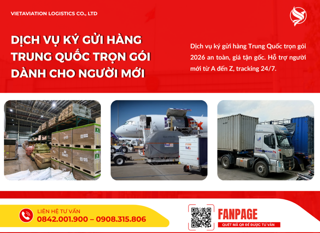 Dịch vụ ký gửi hàng Trung Quốc trọn gói dành cho người mới