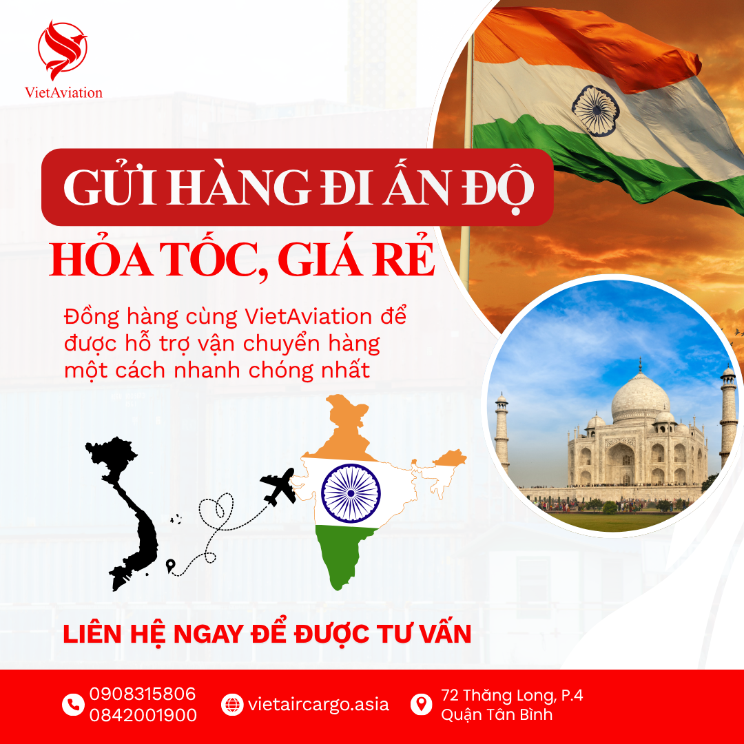 Gửi hàng đi Ấn Độ hỏa tốc, giá rẻ – 2026