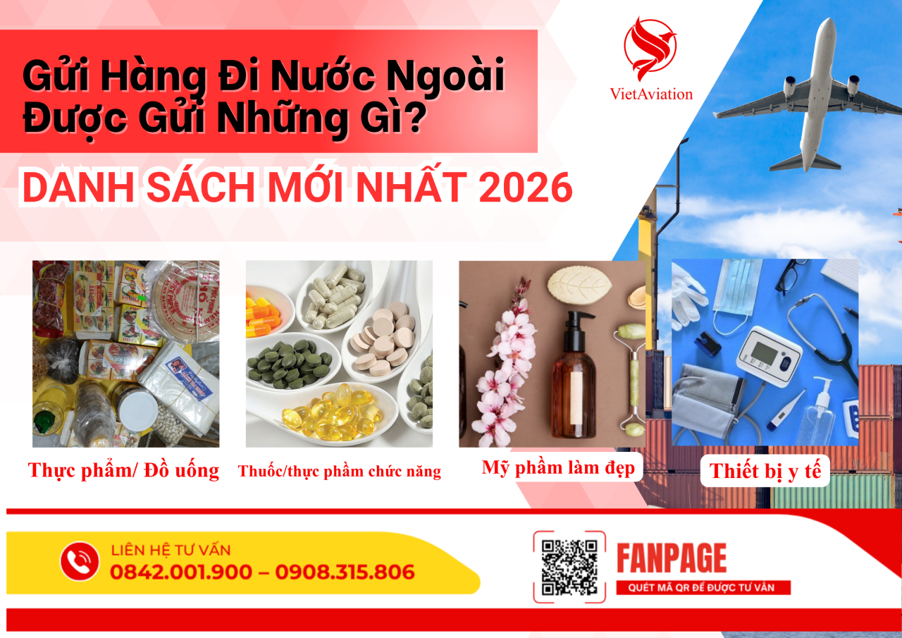 Gửi Hàng Đi Nước Ngoài Được Gửi Những Gì? Danh Sách Mới Nhất 2026