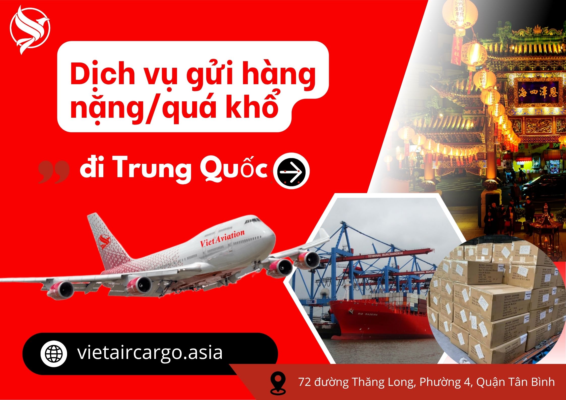 Dịch vụ gửi hàng nặng đi Trung Quốc – Ưu đãi cao cho doanh nghiệp