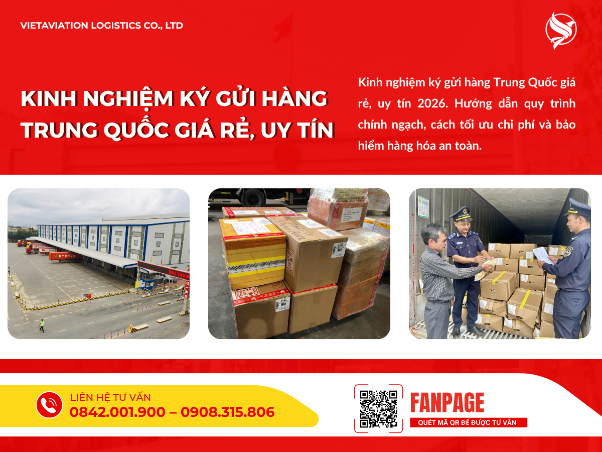 Kinh nghiệm ký gửi hàng Trung Quốc giá rẻ, uy tín