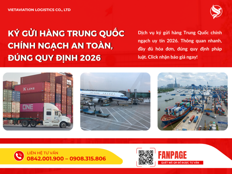 Ký gửi hàng Trung Quốc về Việt Nam