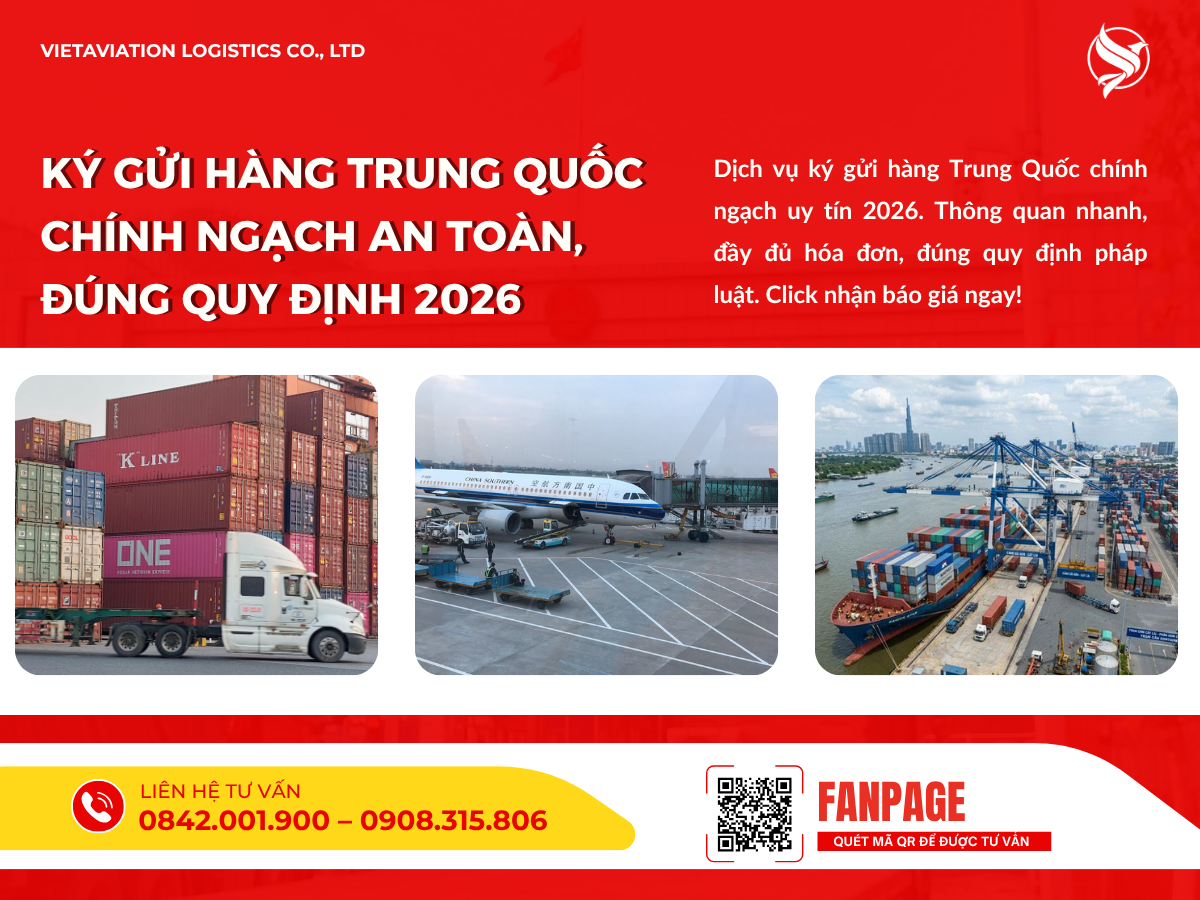 Ký gửi hàng Trung Quốc về Việt Nam