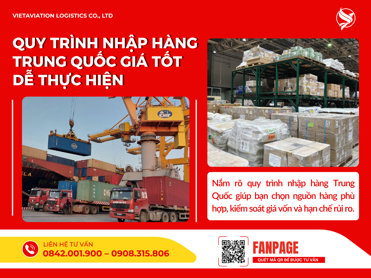 Quy trình nhập hàng Trung Quốc giá tốt dễ thực hiện