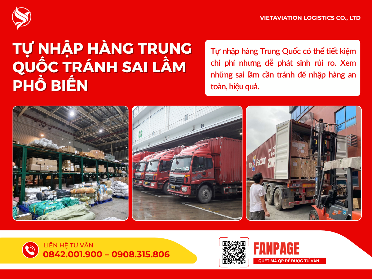 Tự nhập hàng Trung Quốc tránh sai lầm phổ biến