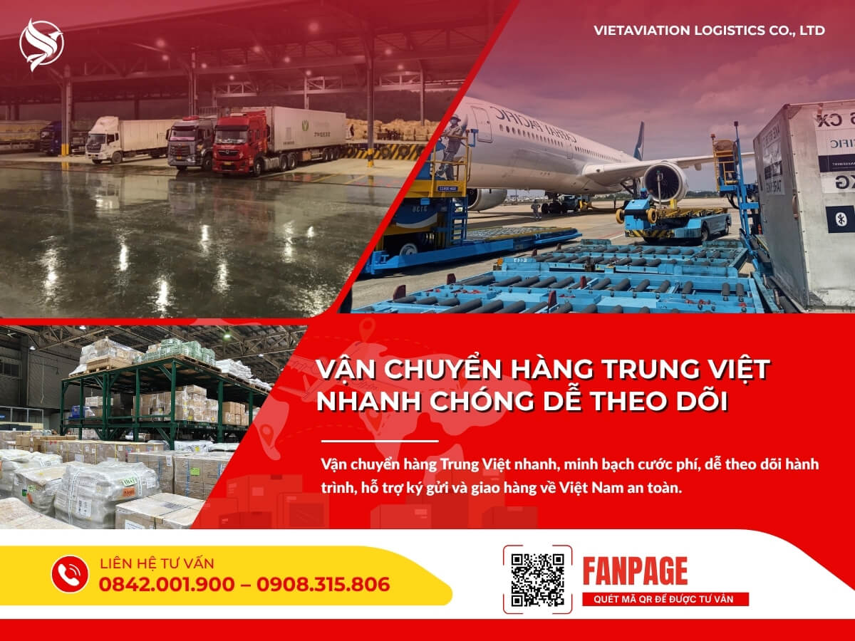 Vận chuyển hàng Trung Việt nhanh chóng dễ theo dõi
