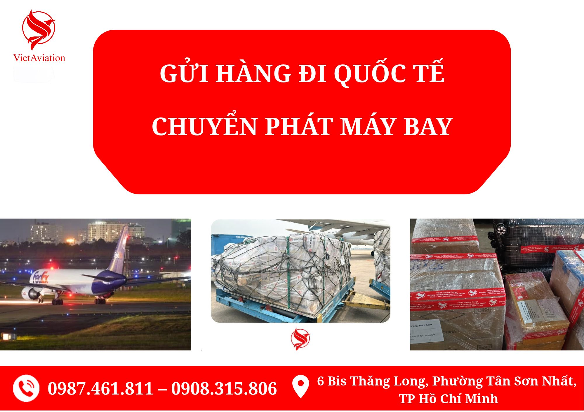 GỬI HÀNG QUỐC TẾ MÁY BAY