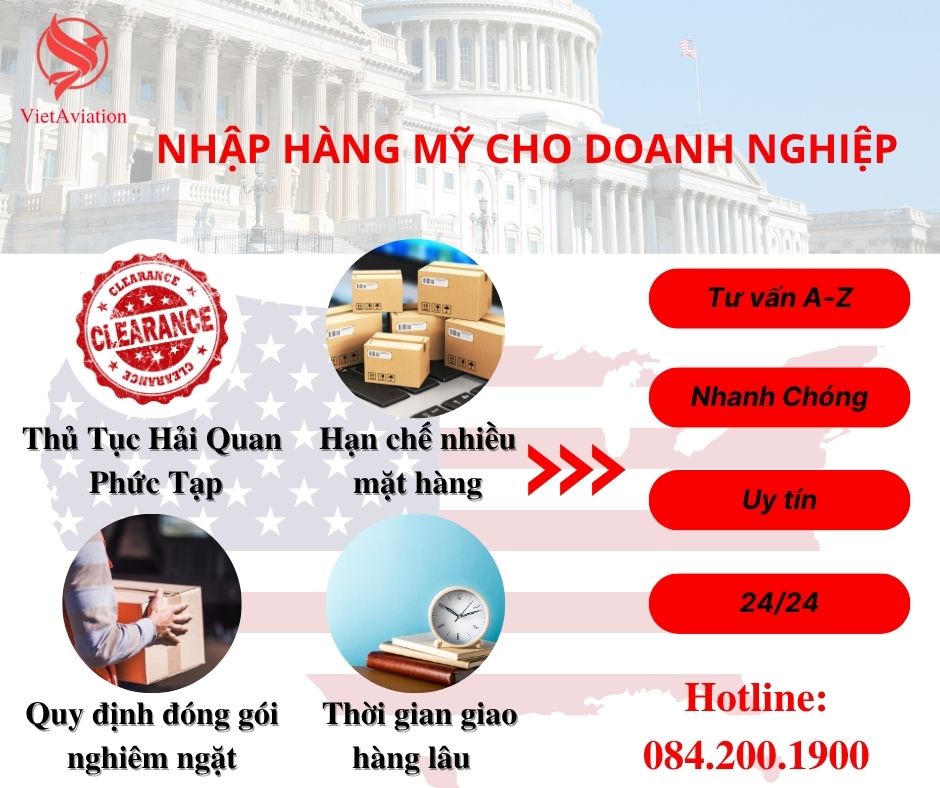 nhập hàng Mỹ cho doanh nghiệp